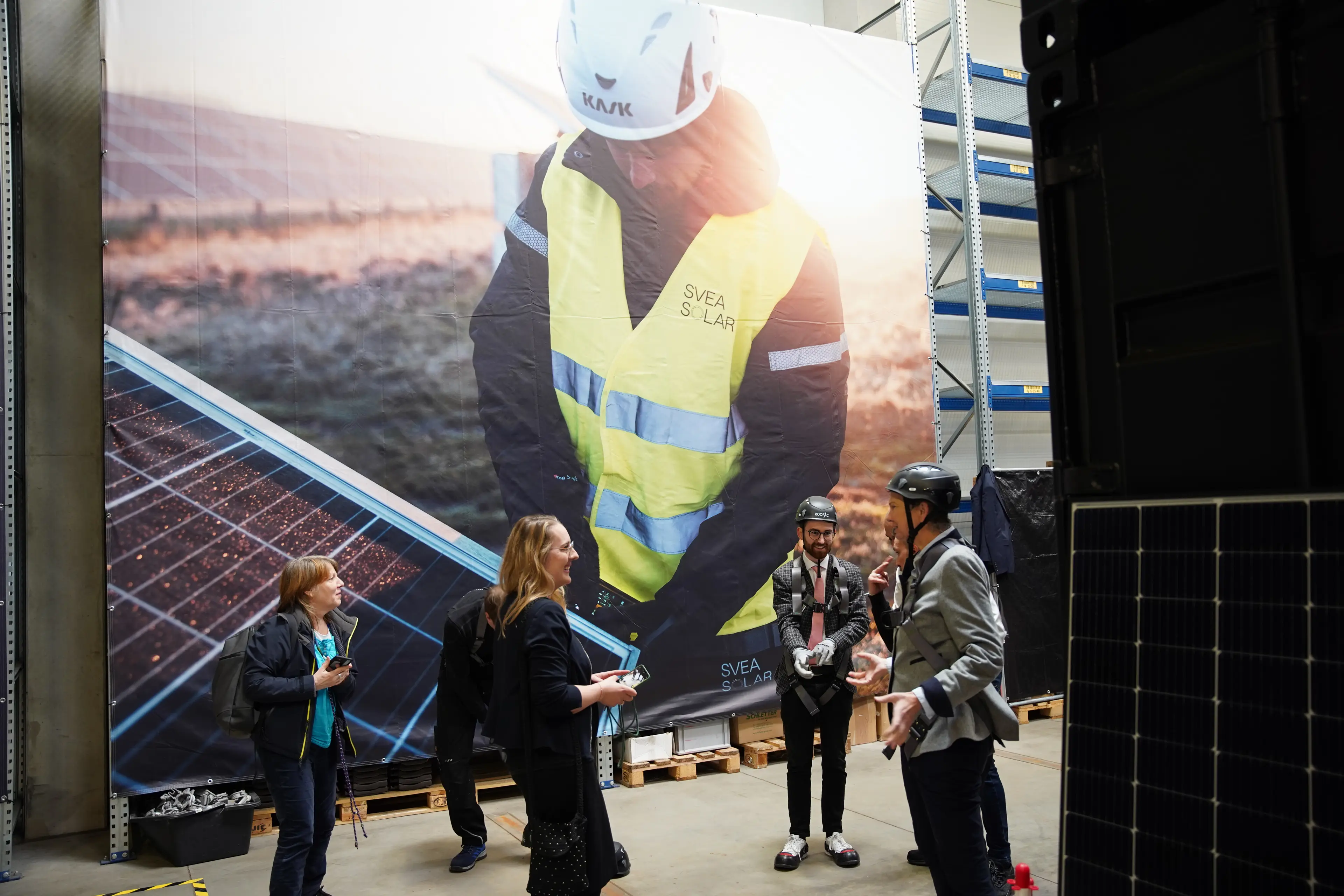 Bundestagsabgeordnete Katharina Dröge besucht Training Center