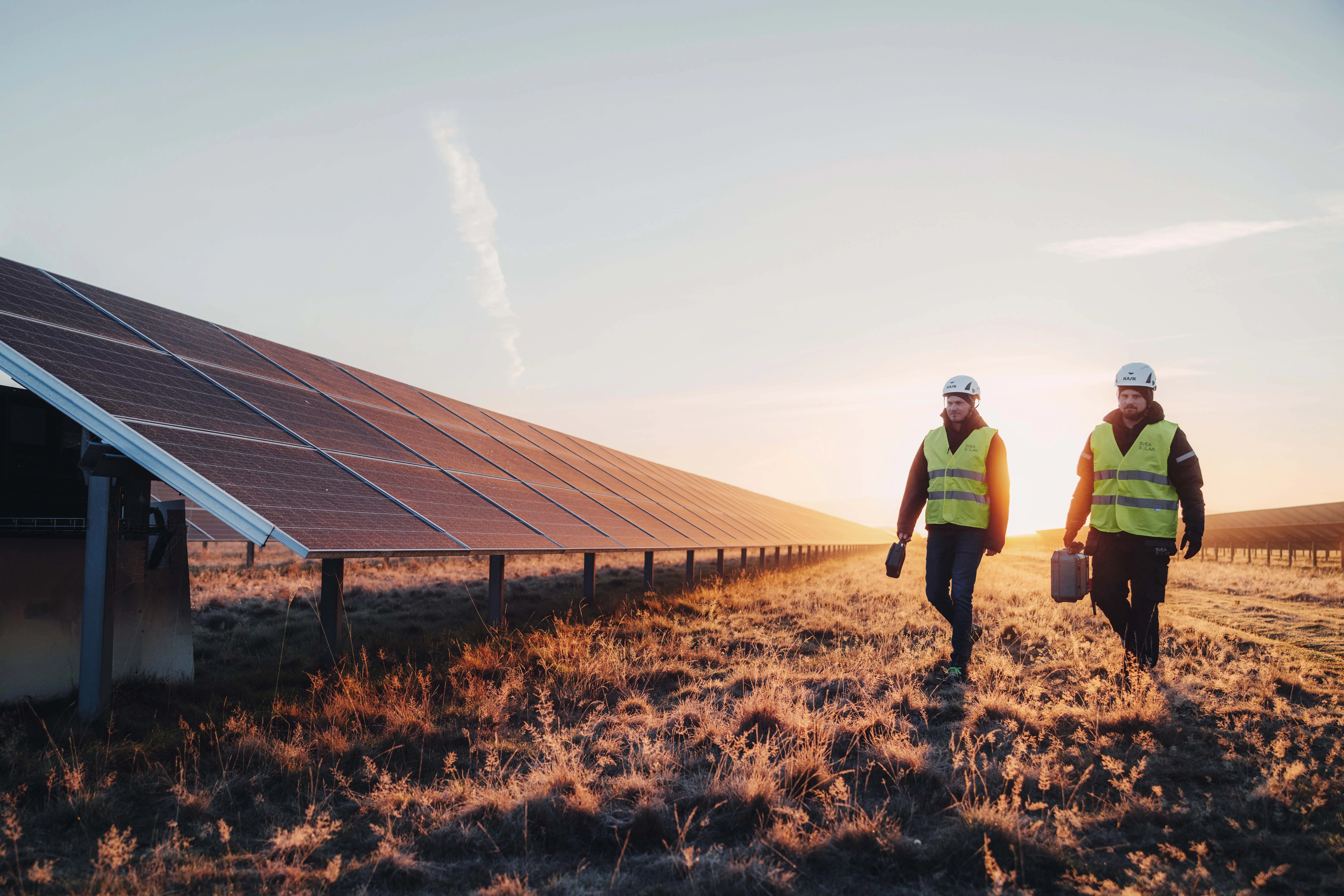 Medarbetare på Svea Solar