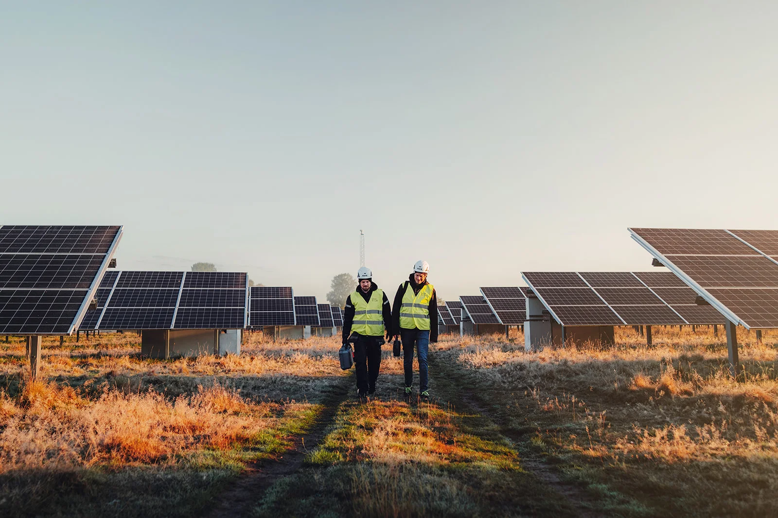 Installatörer i solpark - svea solar