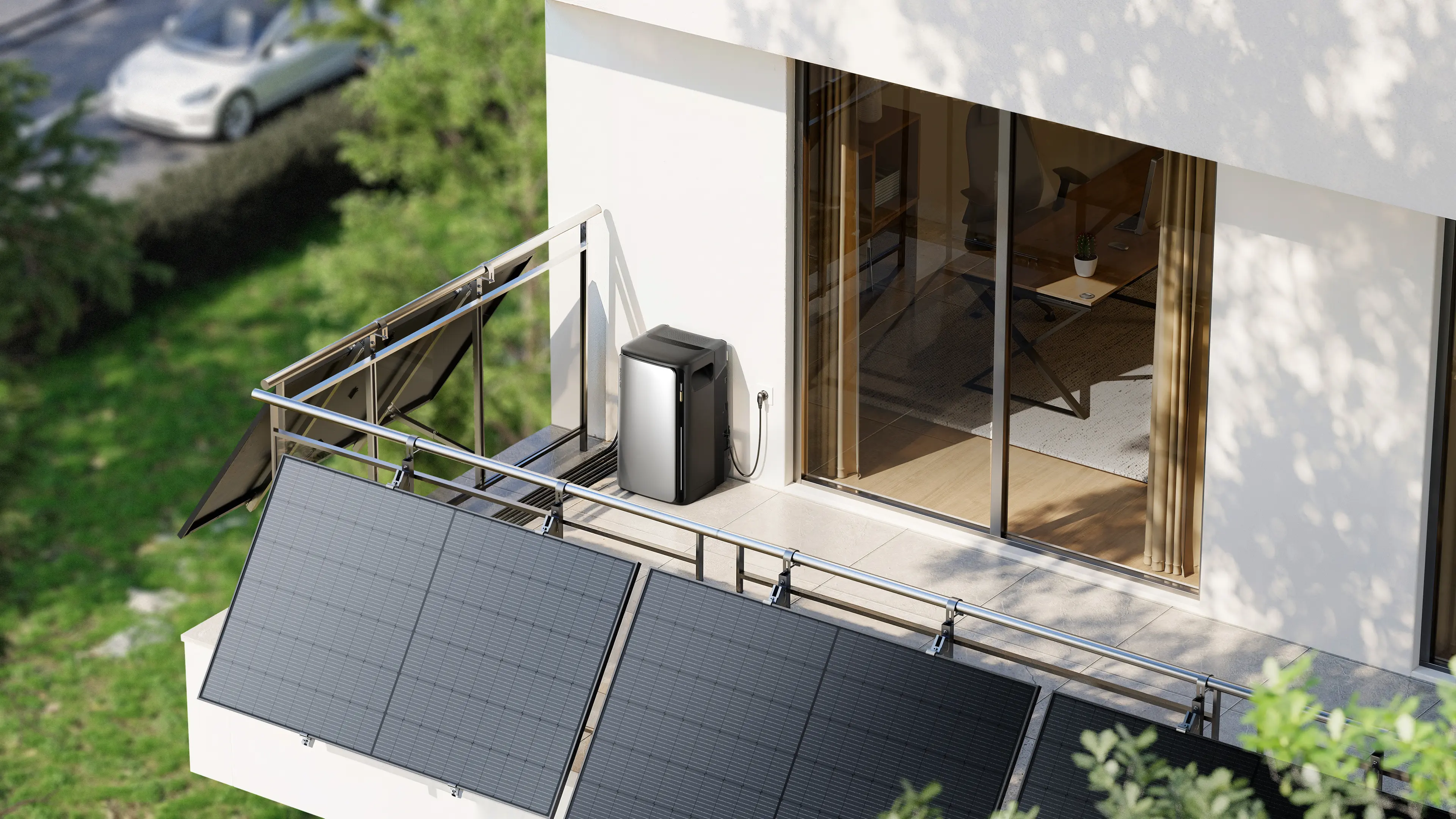 Stort intresse i Tyskland när Svea Solar lanserar solpanel för balkonger