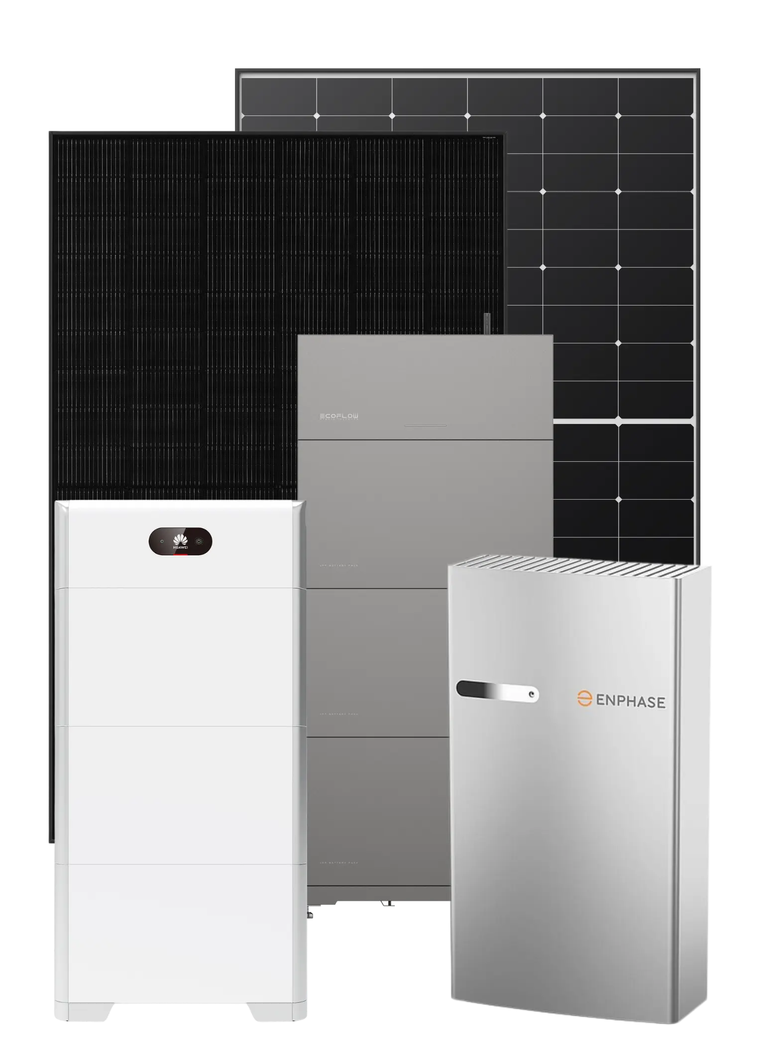 Unser Photovoltaikangebot, von Solarmodulen, Wechselrichter bis Stromspeicher