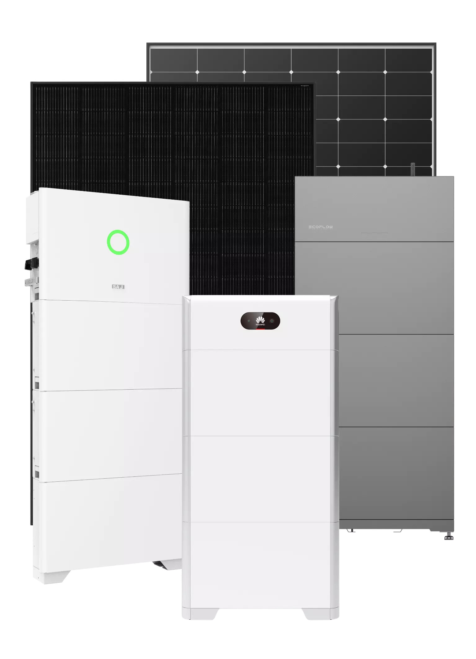 Unser Photovoltaikangebot, von Solarmodulen, Wechselrichter bis Stromspeicher