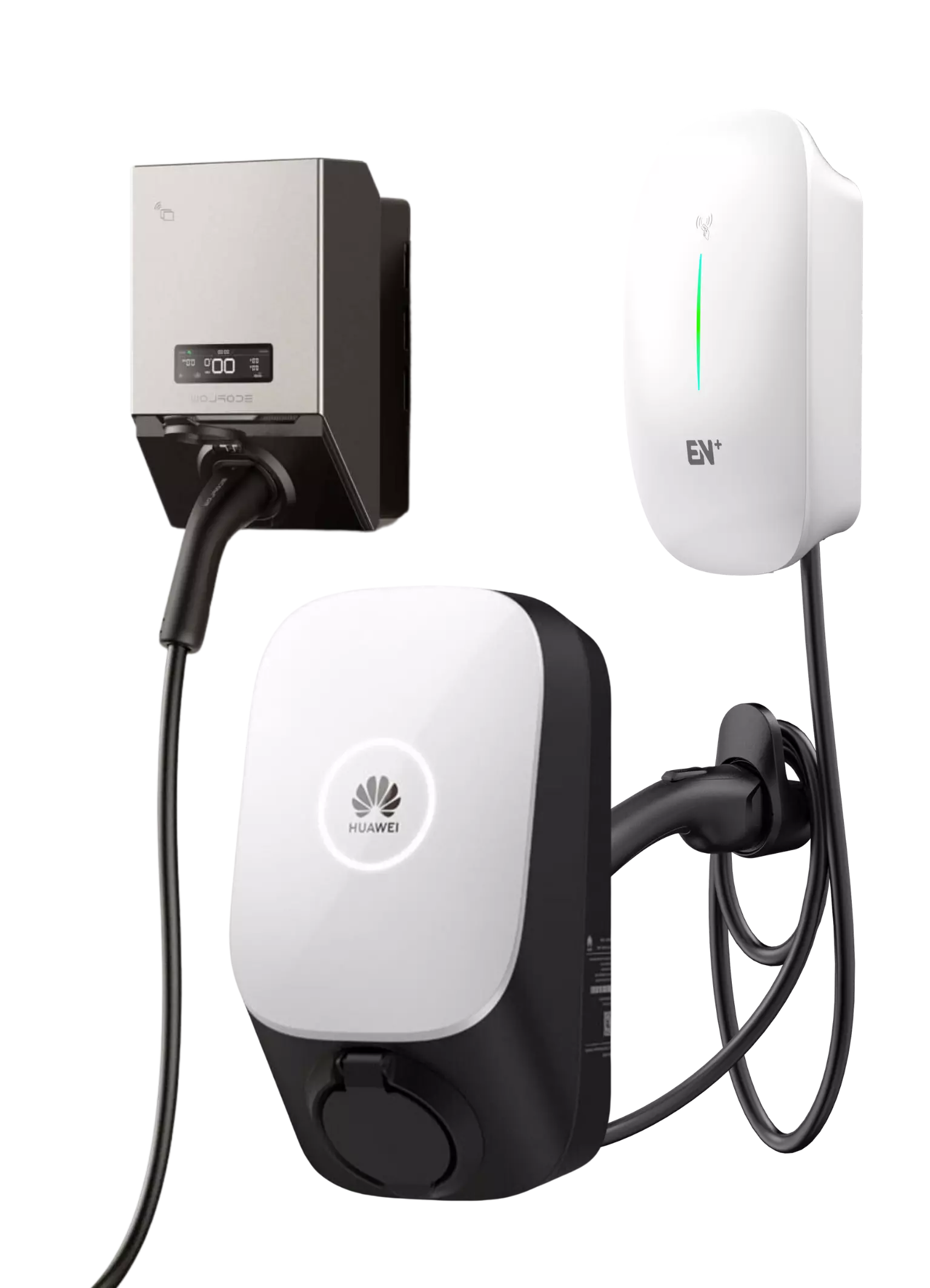 Wallboxen von EcoFlow, Huawei und SAJ – Heimladestationen für Elektroautos und Laden mit Solarstrom