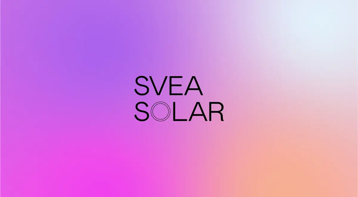 Press Release: Svea Solar in the running towards shaping a fossil free Europe