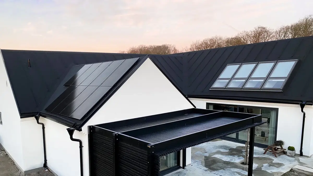 Design i både hus och solceller i Sölvesborg
